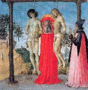 PERUGINO, Pietro, St. Jerome Supporting Two Men on the Gallows